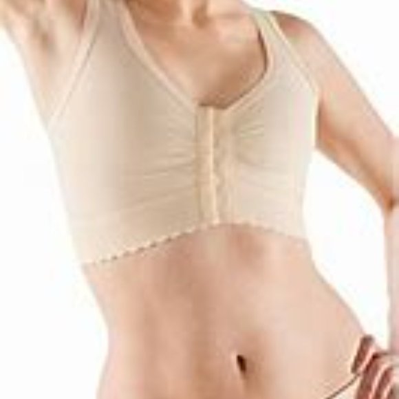 Bundle of 3 Marena Sz. L Post Op Surgical Recovery Bras 3 Nude - Picture 4 of 12